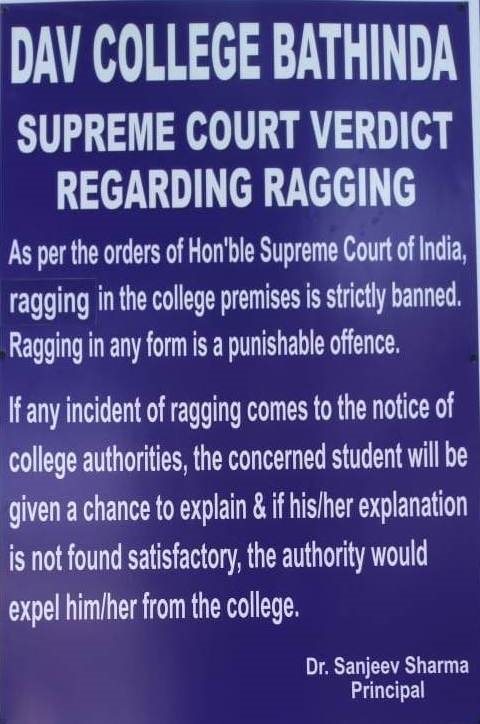 effects of ragging